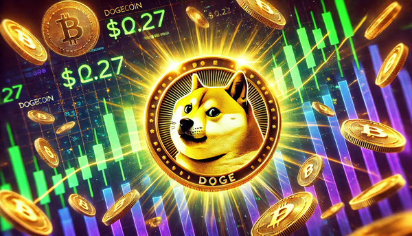 DOGE Price Surges to 27 Cents and Gains Further Momentum