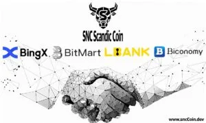 SNC Scandic Coin: Reguliertes Real-World-Asset-Projekt startet auf BingX, BitMart, L‑Bank und Biconomy