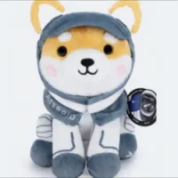 Asteroid The Space Shiba Inu logo