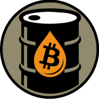 Bitcoin Oil Logo