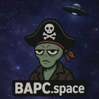 Bored Alien Pirate Space Club Logo