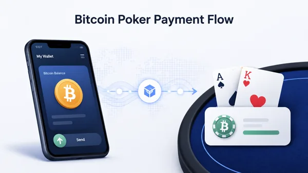Crypto Poker Explained Through Bitcoin Payment Flow for Casual Users - Featured Image