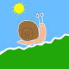 a slow runner (snail) a slow runner (snail)