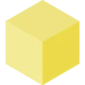 Yellow Blockspot.io Cube Yellow Blockspot.io Cube