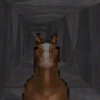 horse in an air vent (HORSE)
