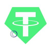 Tether USD Bridged Wormhole Logo