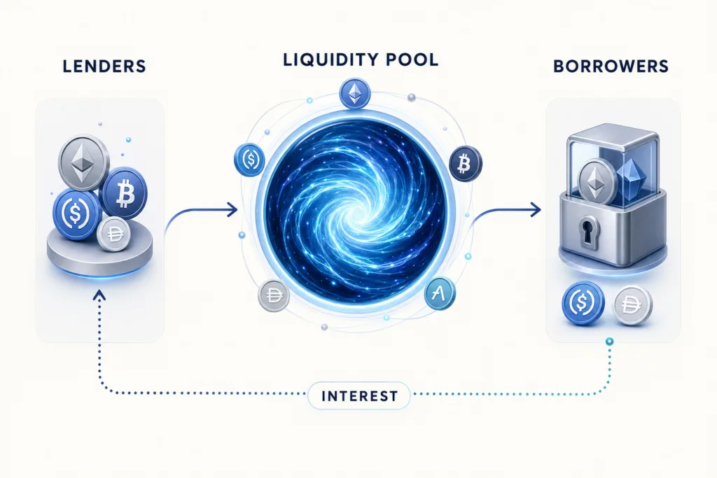 Overzicht van het Aave-protocol: gedecentraliseerd uitlenen en lenen op de blockchain