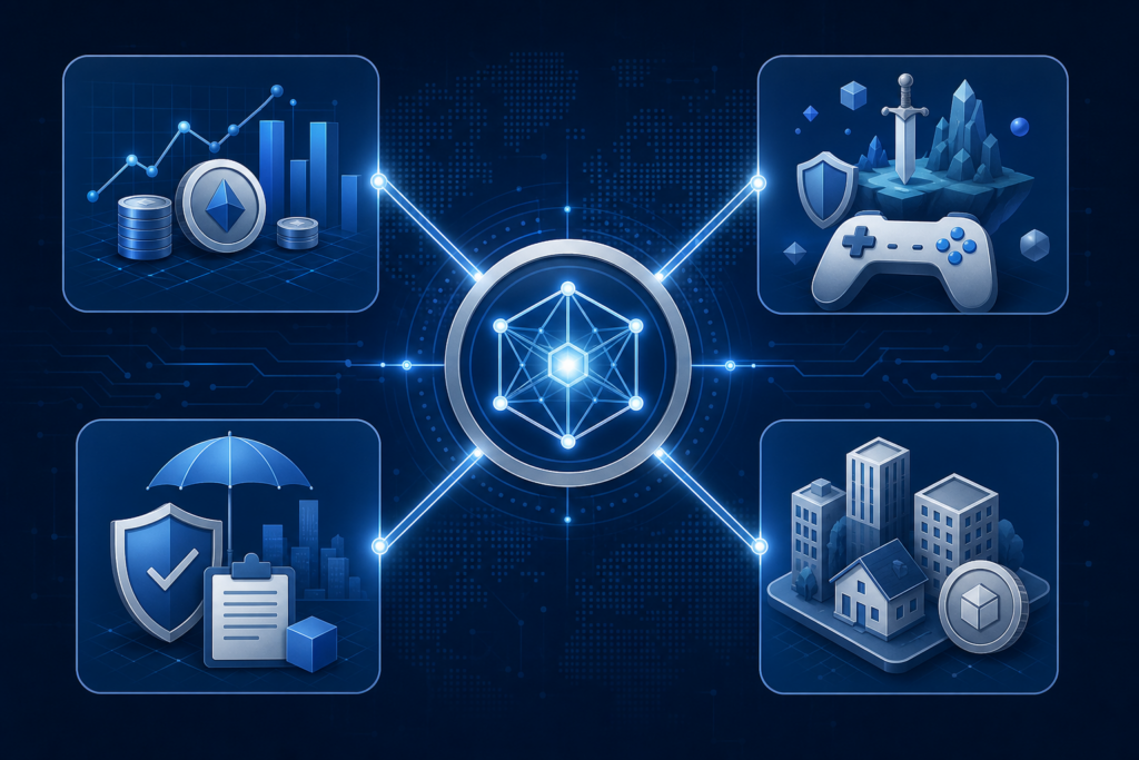 Anwendungen von Chainlink in der Praxis: DeFi, Gaming, Versicherungen und tokenisierte Vermögenswerte