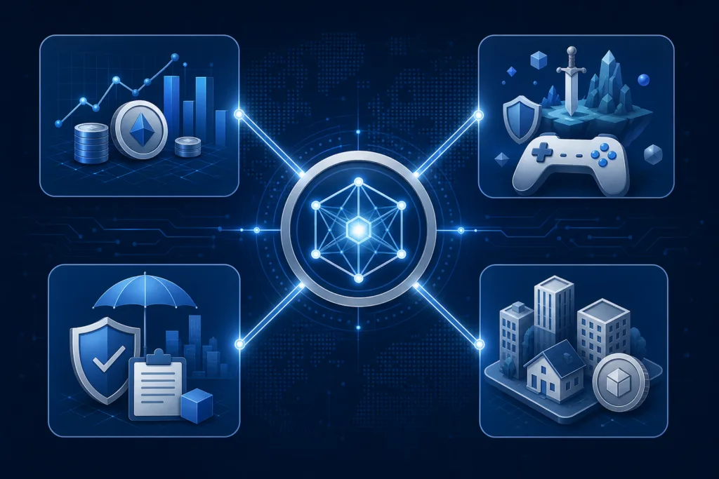 Chainlink real-world applications across DeFi, gaming, insurance, and tokenized assets