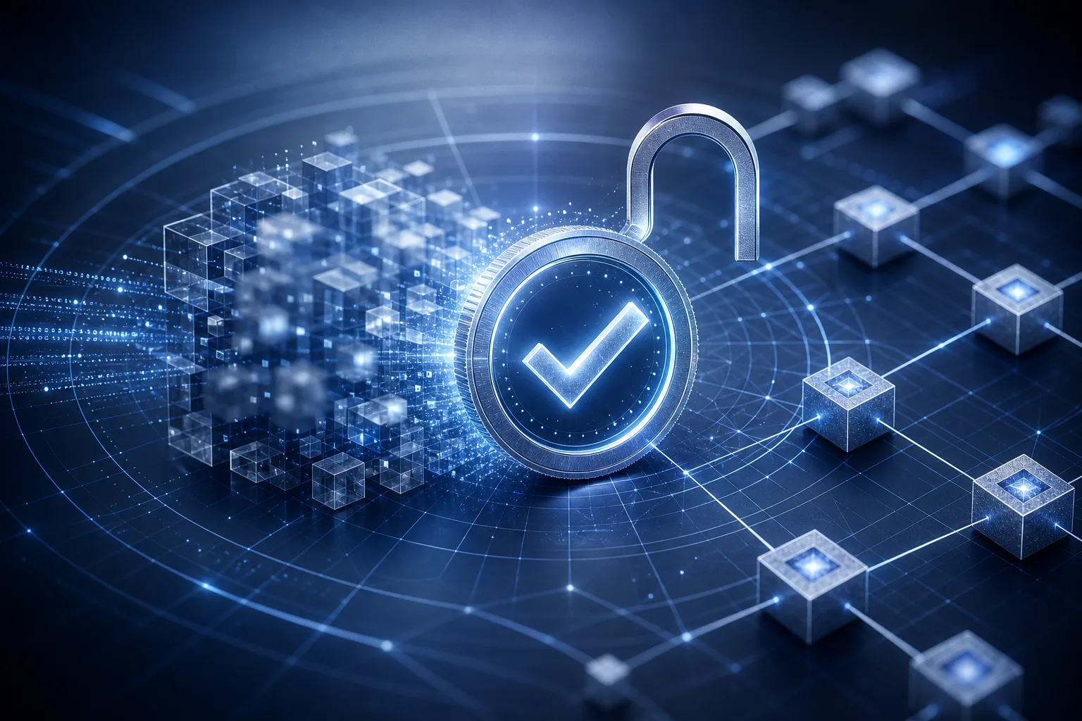 Illustration of zero-knowledge proof verification on the Zcash blockchain