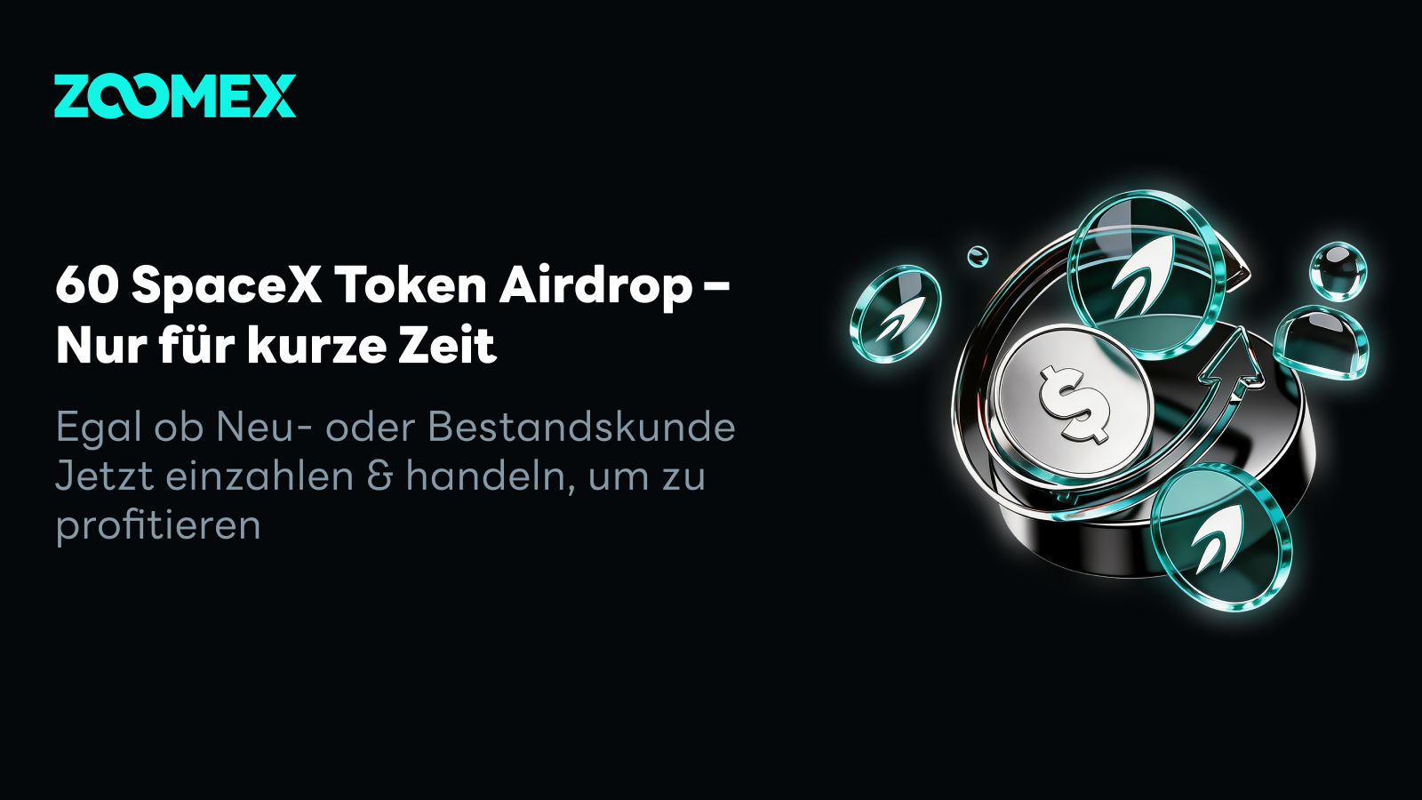 Das RWA-Wertmonopol durchbrechen: Zoomex startet SpaceX Token Airdrop Carnival mit einem Preispool von 300.000 $