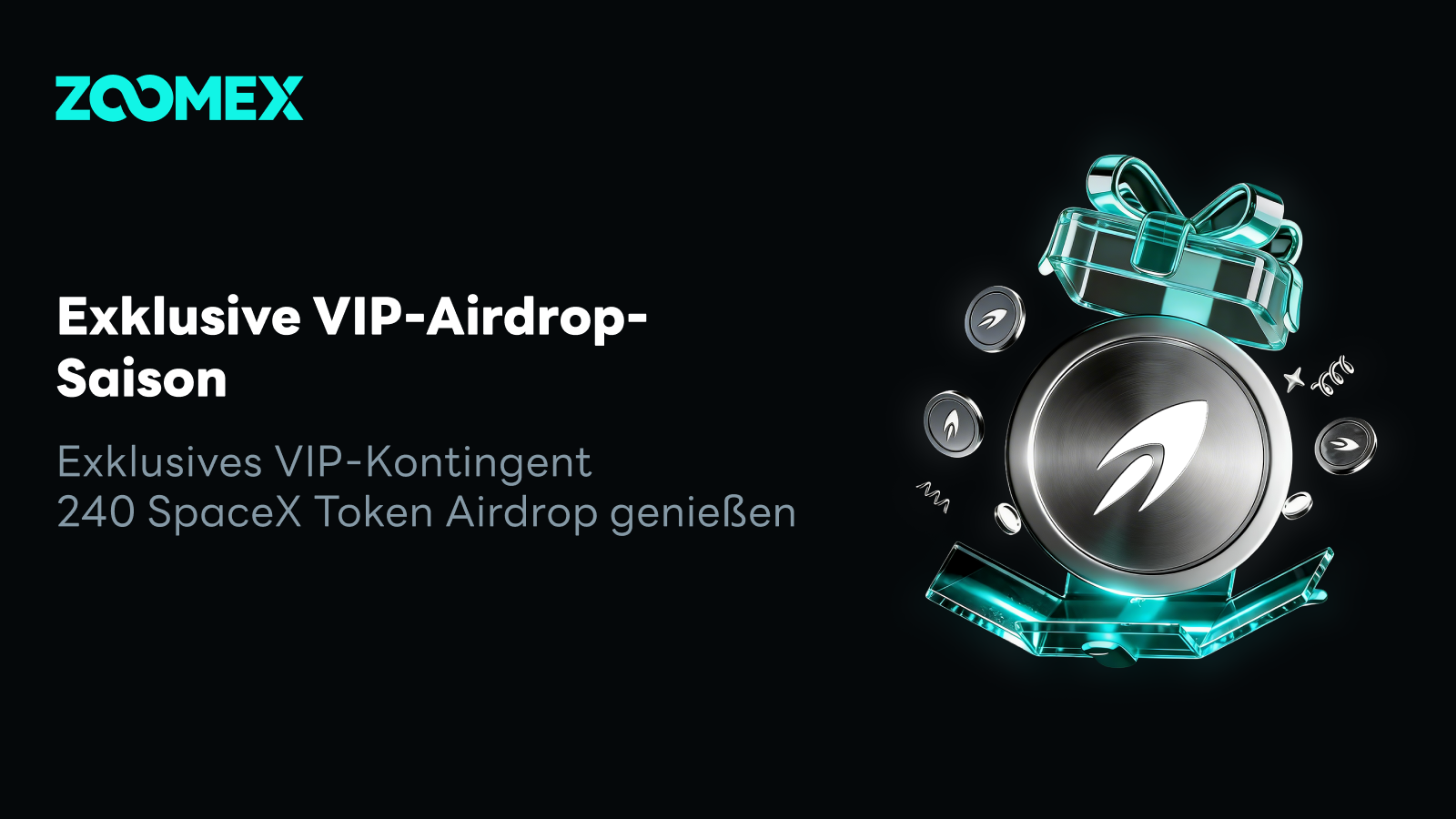 Das RWA-Wertmonopol durchbrechen: Zoomex startet SpaceX Token Airdrop Carnival mit einem Preispool von 300.000 $